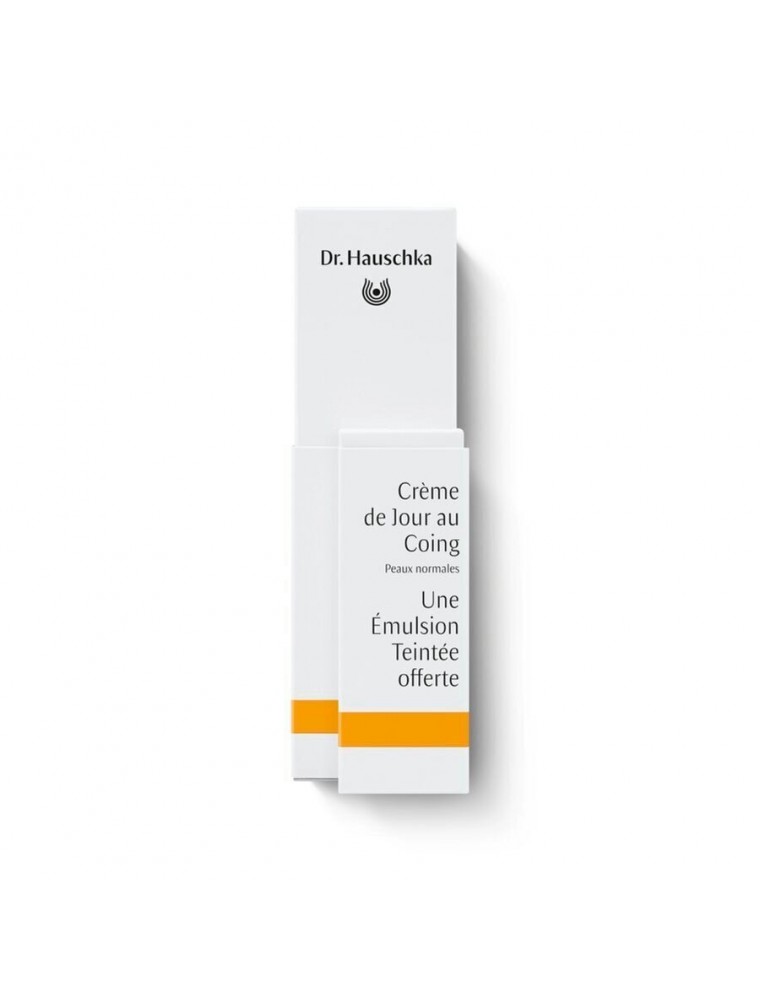 Image principale de la modale pour Crème de Jour au Coing et Emulsion Teintée offerte - Soin du visage 30 ml et 2,5 ml - Dr Hauschka