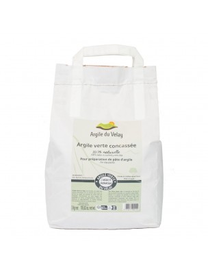 Image de Argile Verte Concassée - Pour préparation de pâte d'Argile 3 kgs - Argile du Velay depuis Argile du Velay