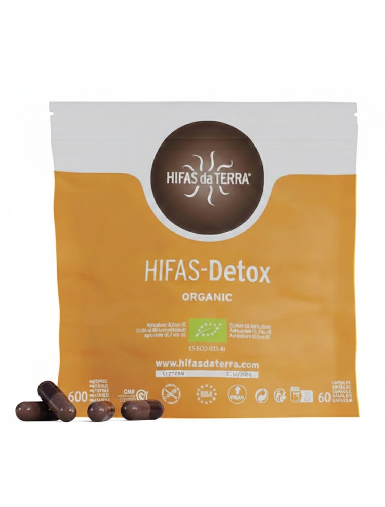 Image principale de la modale pour Hifas Detox Bio - Detox et Immunité Recharge de 60 capsules - Hifas Da Terra
