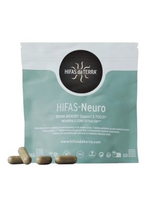Image de Hifas Neuro Bio - Mémoire et Concentration Recharge de 60 capsules - Hifas Da Terra depuis Achetez les produits Hifas da Terra à l'herboristerie Louis