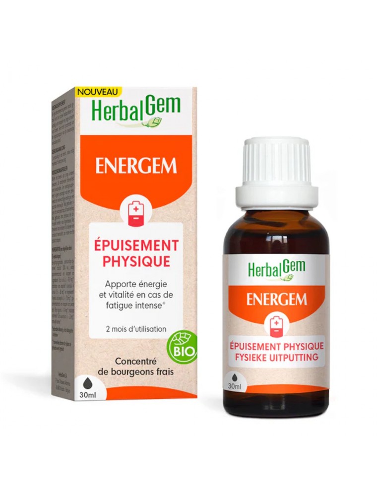 Image principale de la modale pour EnerGEM Bio - Epuisement Physique 30 ml - Herbalgem