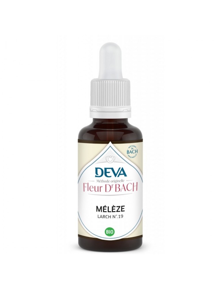 Image principale de la modale pour Mélèze Bio - Confiance en soi Élixir Floral de Bach 30 ml - Deva