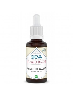 Image de Mimulus jaune Bio - Courage et Confiance Élixir Floral de Bach 30 ml - Deva depuis Achetez les produits Deva à l'herboristerie Louis (5)