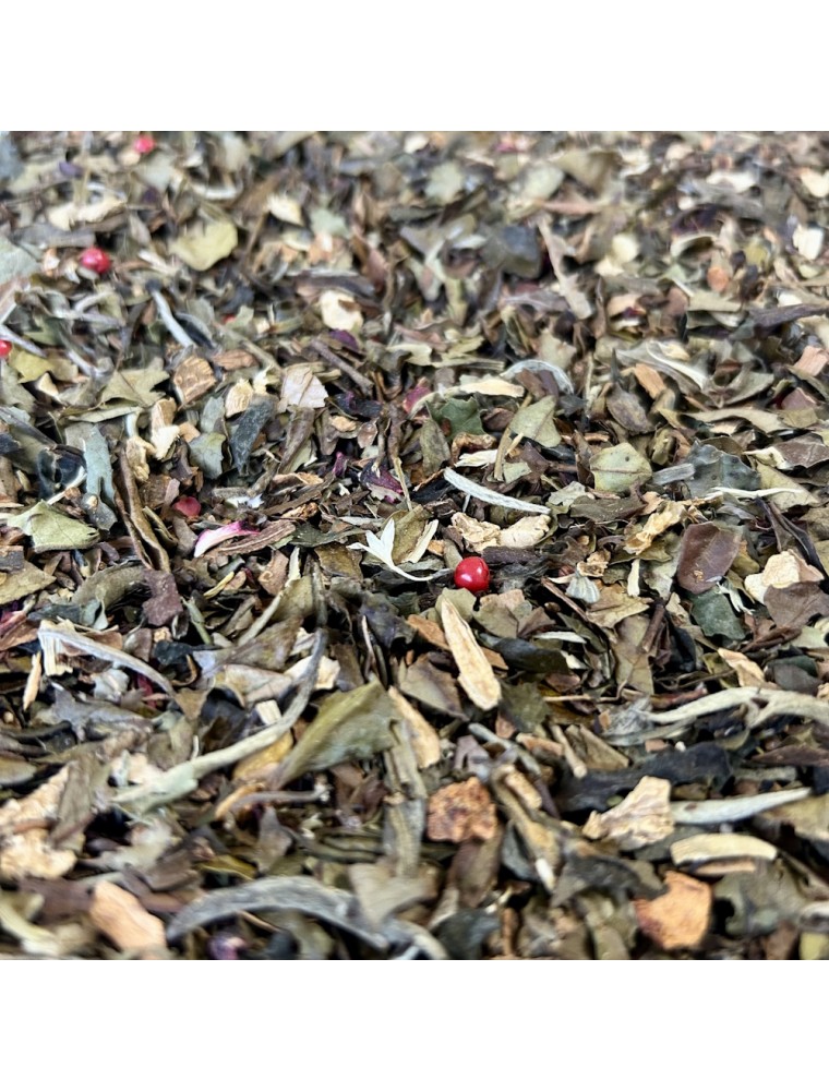 Image principale de la modale pour Thé Blanc de Noël Bio - Thé Blanc Parfumé 100g