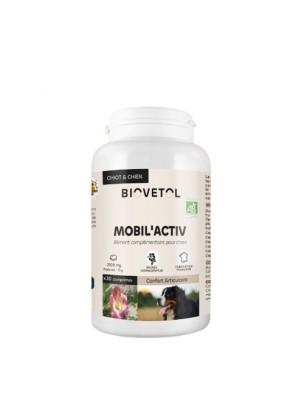 Image de Mobil'Activ Chiens Bio - Confort Articulaire 30 comprimés - Biovetol depuis Achetez les nouvelles tisanes arrivées à l'herboristerie Louis