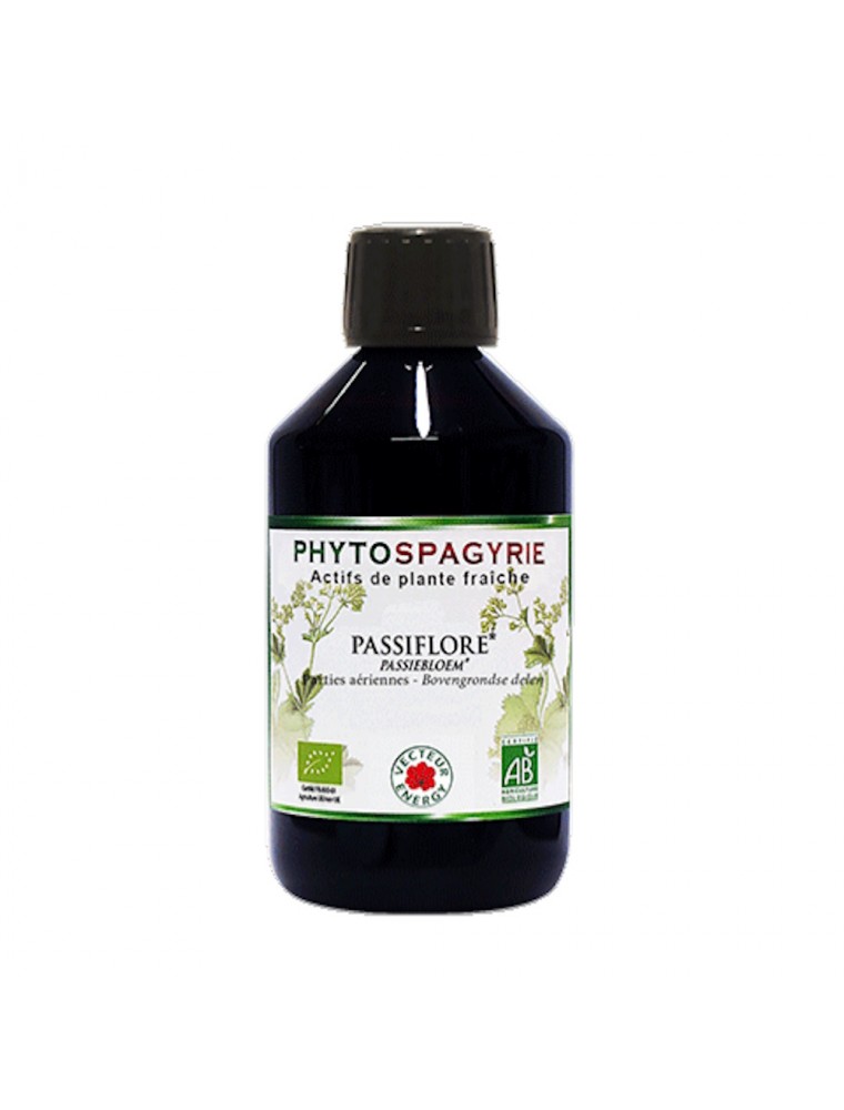 Image principale de la modale pour Passiflore Sans Alcool Bio - Phytospagyrie de plante fraîche 300 ml - Vecteur Energy