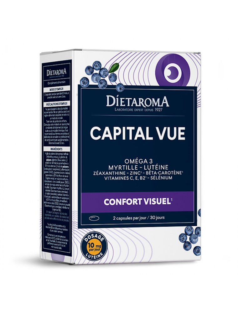 Image principale de la modale pour Capital Vue - Vision normale 60 capsules - Dietaroma