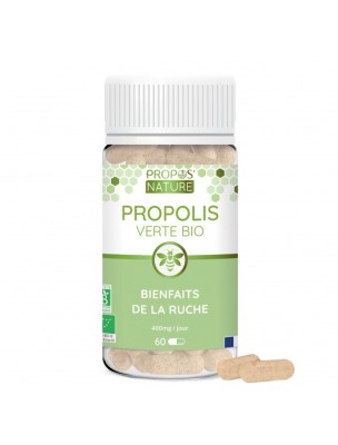 Image de Propolis Verte Bio - Système immunitaire 60 gélules - Propos Nature depuis louis-herboristerie
