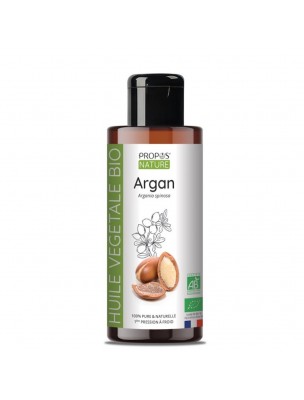 Image de Argan Bio - Huile végétale d'Argania spinosa 100 ml - Propos Nature depuis Amande douce Bio - Huile végétale Prunus amygdalus 50 ml - Pranarôm