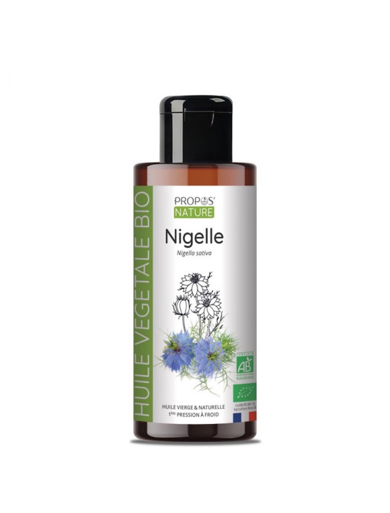 Image principale de la modale pour Nigelle Bio - Huile végétale de Nigella sativa 100 ml - Propos Nature