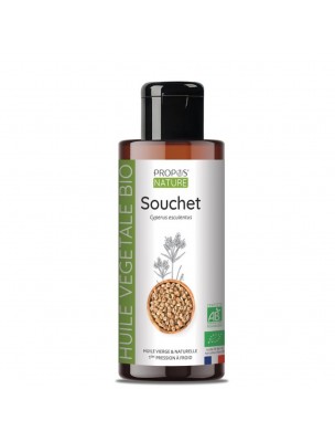 Image de Souchet Bio - Huile végétale de Cyperus esculentus 100 ml - Propos Nature depuis louis-herboristerie