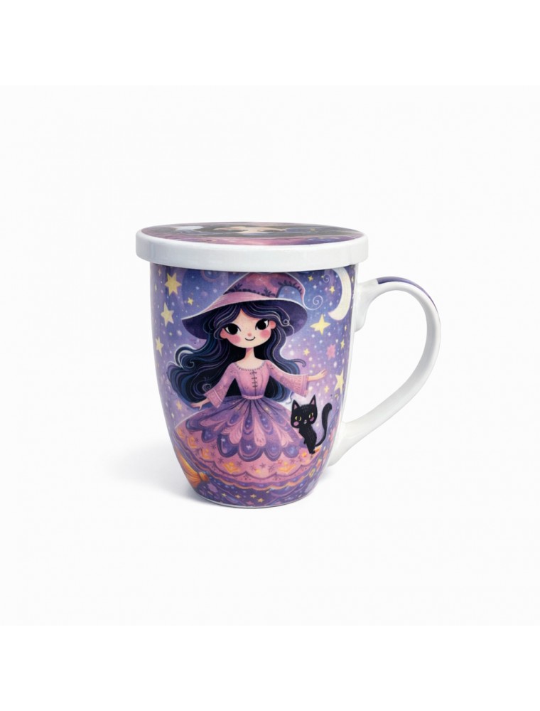 Image principale de la modale pour Tisanière Sorcière Yeux Ouverts Nuit Etoilée 3 Pièces en Porcelaine 300 ml