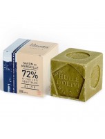 Image de Cube de Savon de Marseille Olive Bio - 72% d'Huiles Végétales 300g - La Corvette depuis Herboristerie Louis - Produits de phytothérapie et d'herboristerie en ligne (52)