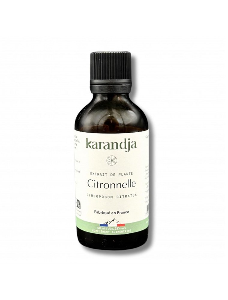 Image principale de la modale pour Citronnelle Bio - Teinture-Mère de Cymbopogon Citratus 50 ml - Karandja
