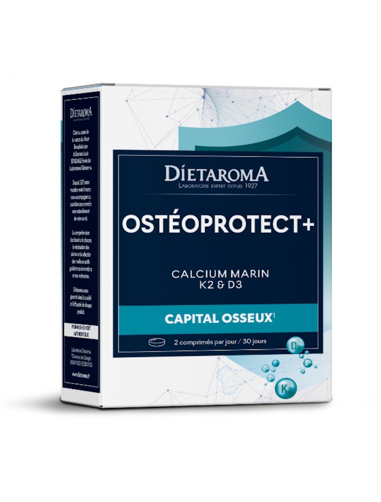 Image principale de la modale pour OstéoProtect Plus - Ossature 60 comprimés - Dietaroma