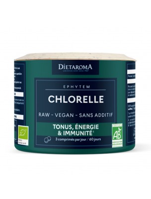Image de Chlorelle Bio - Vitalité et Immunité 180 comprimés - Dietaroma depuis Achetez les produits Dietaroma à l'herboristerie Louis (2)