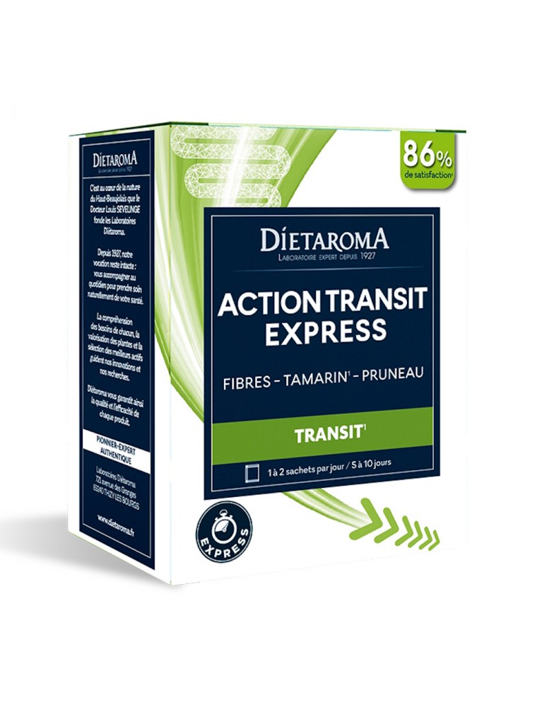 Image principale de la modale pour Action Transit Express - Transit 10 sachets - Dietaroma