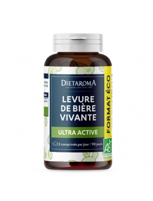 Image de Levure de Bière vivante Bio - Digestion et Transit 180 comprimés - Dietaroma depuis PrestaBlog
