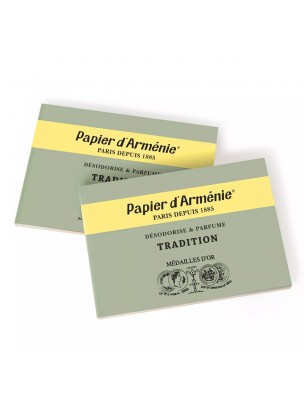 Image de Papier d'Arménie Original - Désodorisant naturel 36 bandes depuis Herboristerie Bio Louis - Paris, Province et en ligne