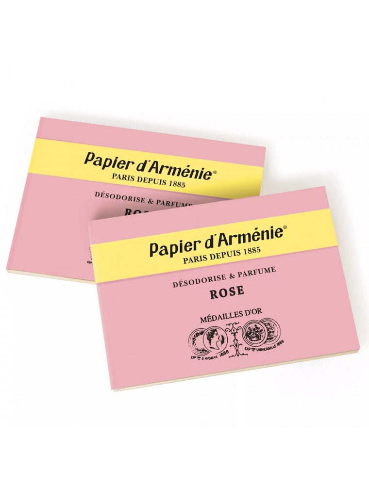 Image principale de la modale pour Papier d'Arménie à la Rose - Désodorisant naturel 36 bandes