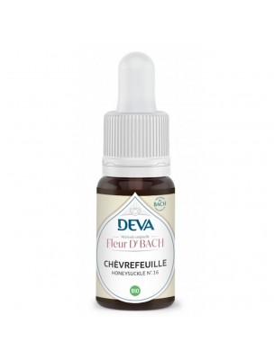 Image de Chèvrefeuille Bio - Vivre au présent Élixir Floral de Bach 15 ml - Deva depuis Achetez les produits Deva à l'herboristerie Louis (2)