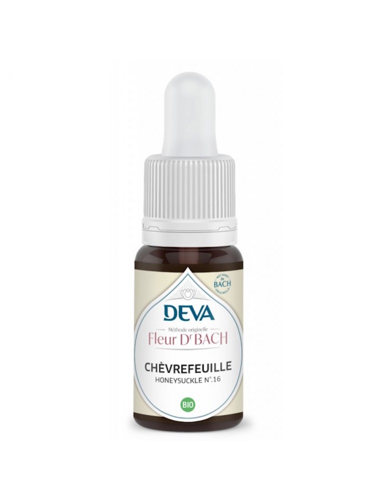 Image principale de la modale pour Chèvrefeuille Bio - Vivre au présent Élixir Floral de Bach 15 ml - Deva