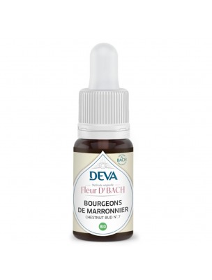 Image de Bourgeons de marronnier Bio - Attention Elixir Floral de Bach 15 ml - Deva depuis Achetez les produits Deva à l'herboristerie Louis