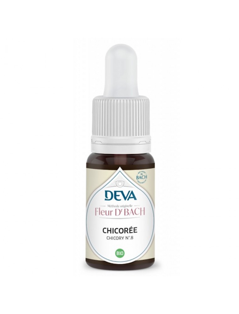 Image principale de la modale pour Chicorée Bio - Don de soi Élixir Floral de Bach 15 ml - Deva