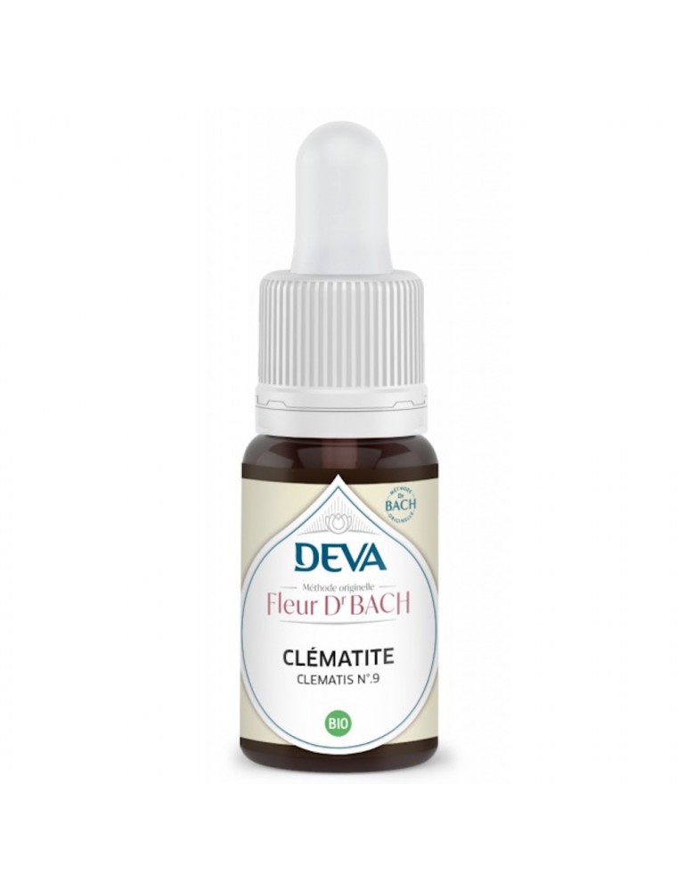 Image principale de la modale pour Clématite Bio - Présence Élixir Floral de Bach 15 ml - Deva