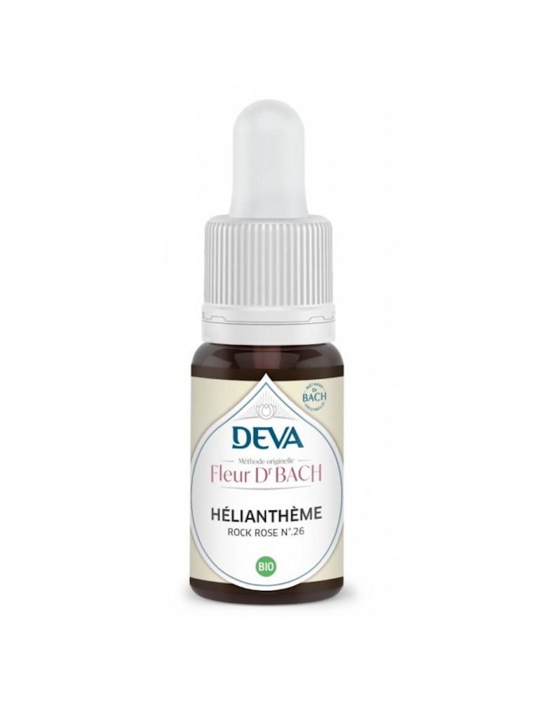 Image principale de la modale pour Hélianthème Bio - Courage et Force morale Élixir Floral de Bach 15 ml - Deva