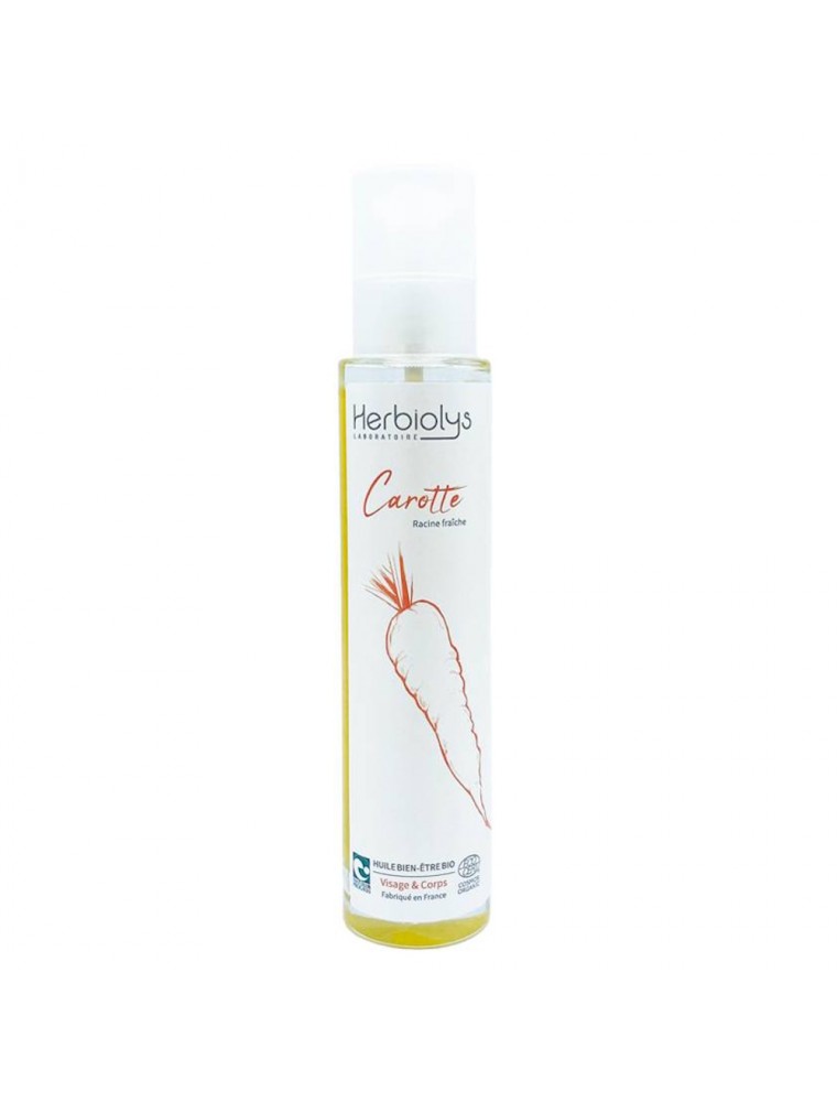 Image principale de la modale pour Huile de Carotte Bio - Macération anti-âge 100 ml - Herbiolys