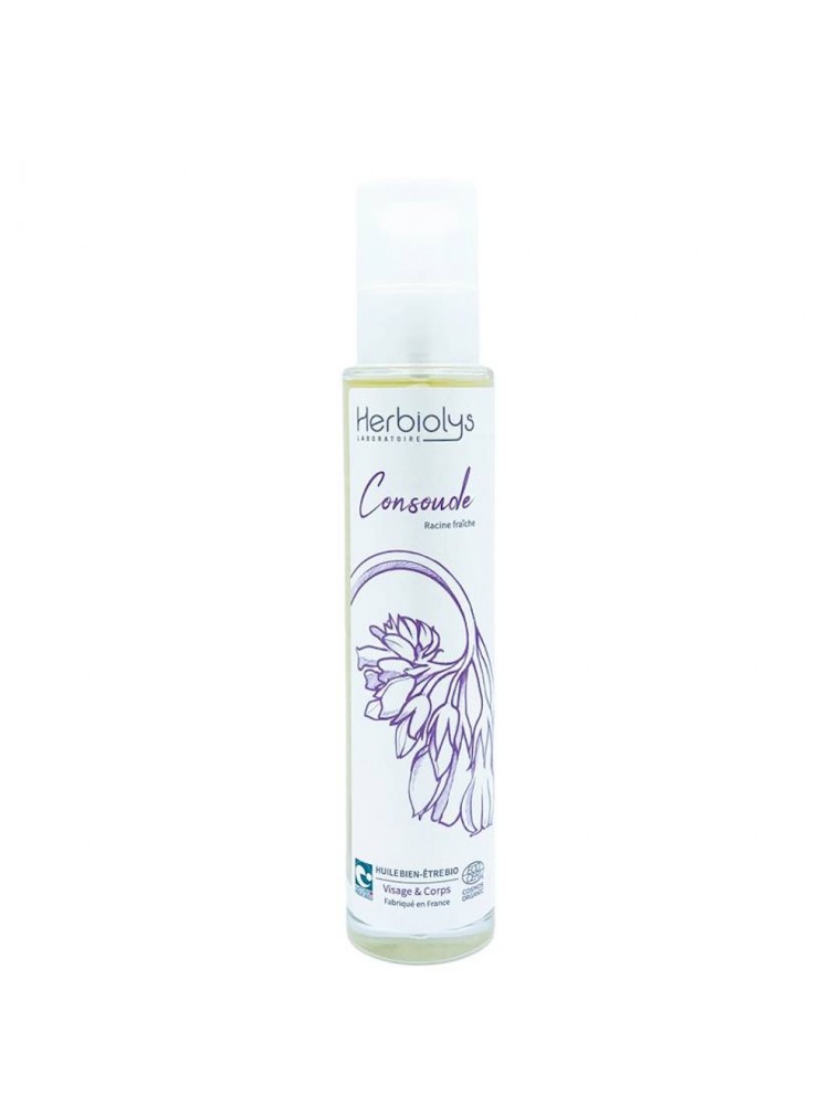 Image principale de la modale pour Huile de Consoude Bio - Macération consolidation osseuse 100 ml - Herbiolys