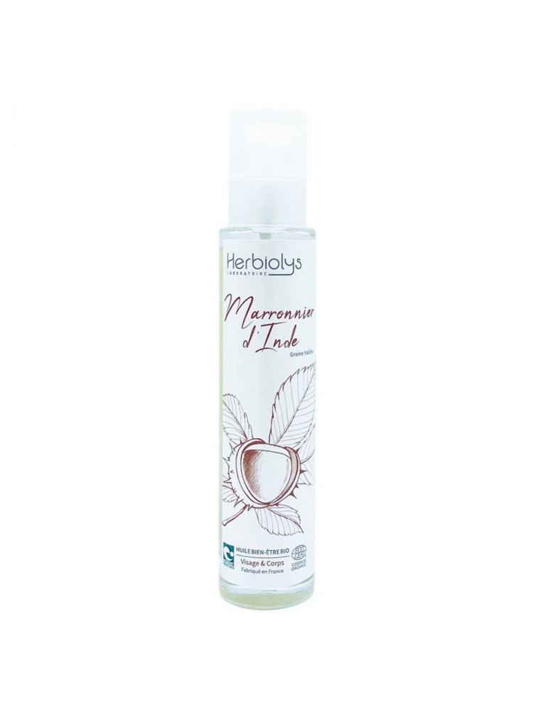 Image principale de la modale pour Huile de Marronnier d'inde Bio - Macération Circulation 100 ml - Herbiolys