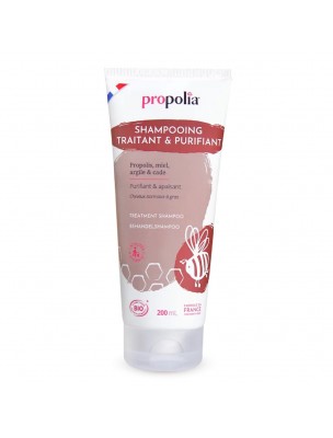 Image 78696 supplémentaire pour Shampooing Traitant Bio - Purifiant et Apaisant 200 ml - Propolia