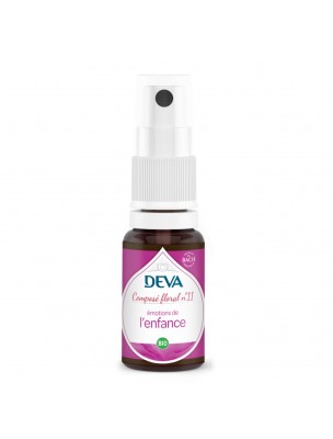 Image de Émotions de la Petite enfance Bio - Ouverture Créativité Composé floral n°11 Spray de 15 ml - Deva depuis Achetez les produits Deva à l'herboristerie Louis (3)
