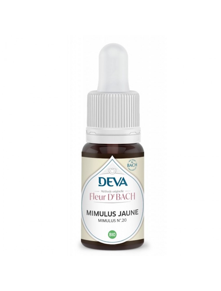 Image principale de la modale pour Mimulus jaune Bio - Courage et Confiance Élixir Floral de Bach 15 ml - Deva