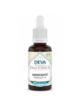 Image de Impatiente Sans Alcool Bio - Douceur et Patience Élixir Floral de Bach 30 ml - Deva depuis Achetez les produits Deva à l'herboristerie Louis (4)