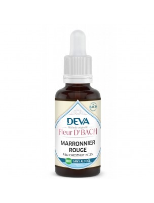 Image de Marronnier rouge Sans Alcool Bio - Sérénité envers autrui Élixir Floral de Bach 30 ml - Deva depuis Achetez les produits Deva à l'herboristerie Louis (4)