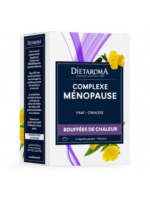 Image de Complexe Ménopause - Bouffées de Chaleur 80 capsules - Dietaroma depuis Achetez les nouvelles tisanes arrivées à l'herboristerie Louis