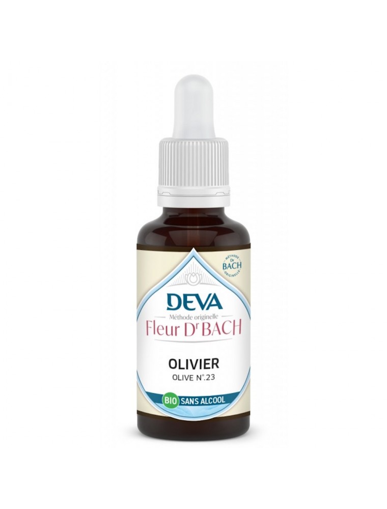 Image principale de la modale pour Olivier Sans Alcool Bio - Régénération et Vitalité Élixir Floral de Bach 30 ml - Deva