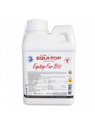 Image de Fer B12 - Préparation à l'effort des Chevaux 1 L - Equi-Top depuis Achetez les produits Equitop à l'herboristerie Louis