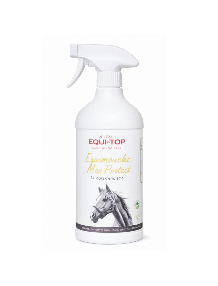 Image principale de la modale pour Equimouche Max Protect - Insecticide pour Chevaux 1L - Equi-Top