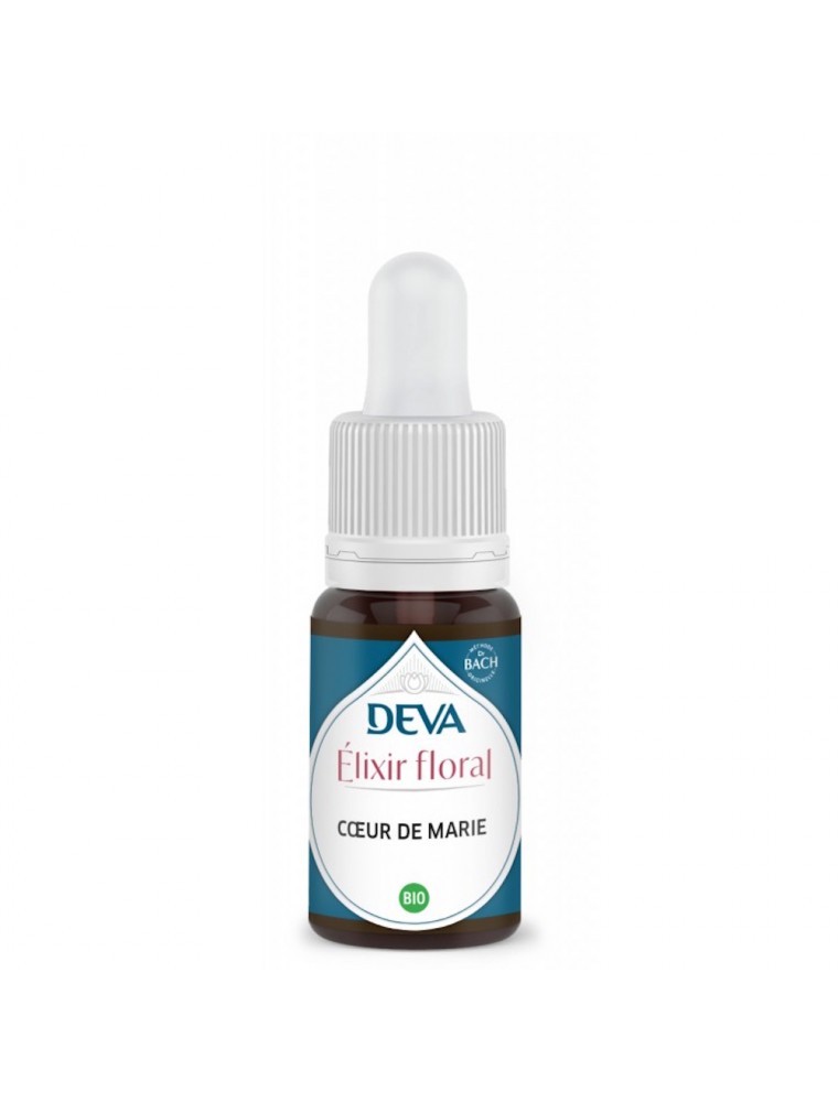 Image principale de la modale pour Coeur de Marie Bio - Libération des attachements émotionnels Elixir floral 15 ml - Deva