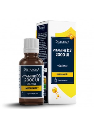 Image de Vitamine D3 2000 UI - Immunité 20 ml - Dietaroma depuis Achetez les produits Dietaroma à l'herboristerie Louis (4)