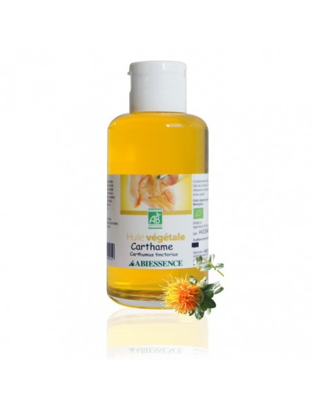 Achetez Carthame Bio - Huile végétale de Carthumus tinctorius 100 ml - Abiessence à l'herboristerie Louis Image principale de Carthame Bio - Huile végétale de Carthumus tinctorius 100 ml - Abiessence
