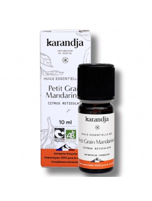 Image 79170 supplémentaire pour Petit Grain Mandarinier Bio - Huile Essentielle de Citrus reticulata 10 ml - Karandja