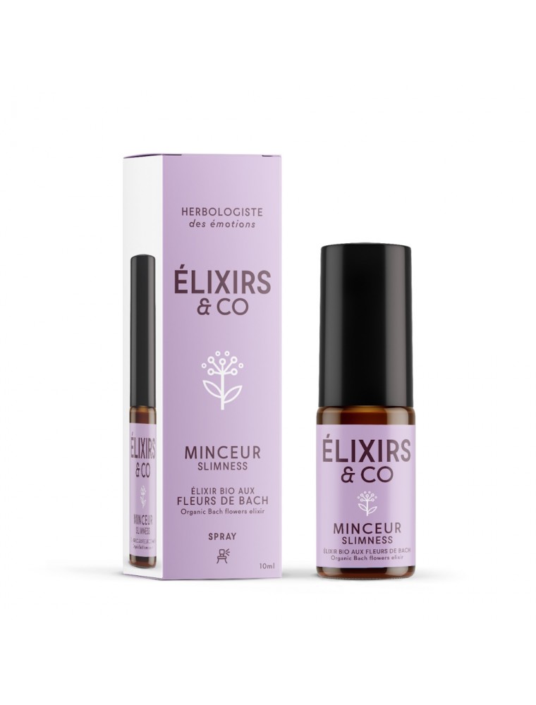 Image principale de la modale pour Spray buccal Bio aux Fleurs de Bach - Pour la Minceur 10 ml - Elixirs and Co