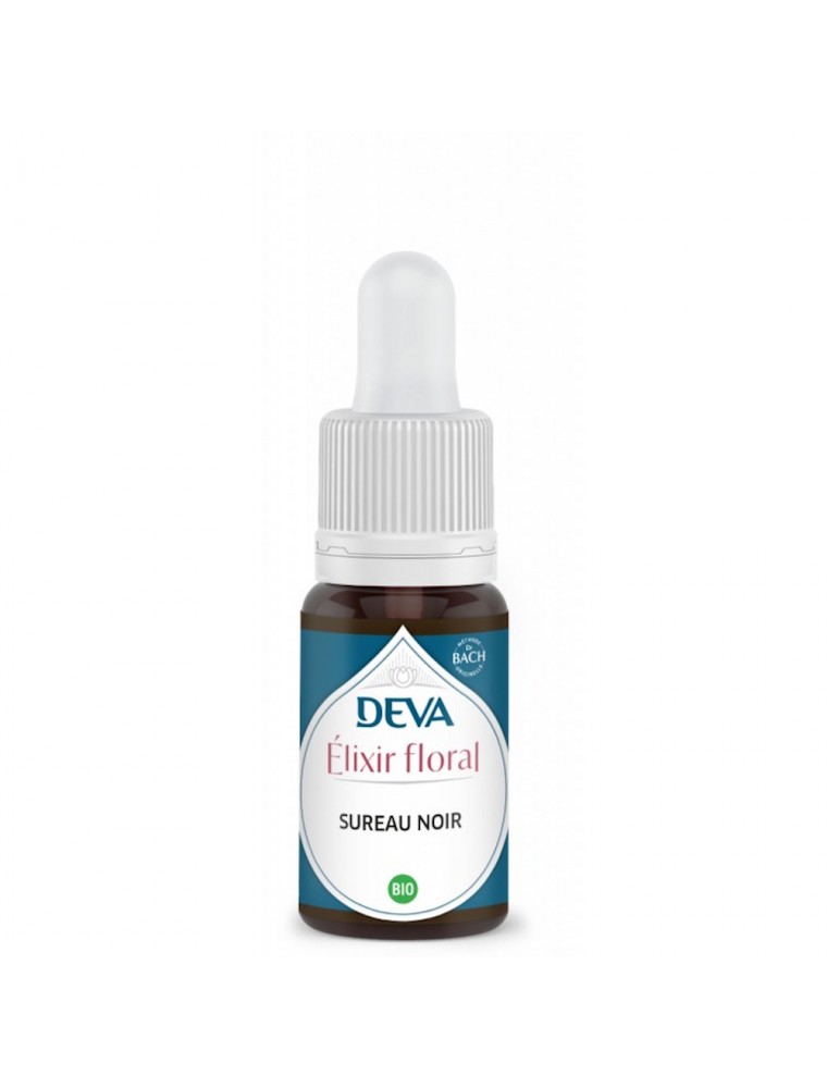 Image principale de la modale pour Sureau Noir Bio - Régénération, purification et vitalité Elixir floral 15 ml - Deva