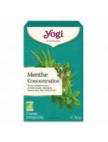 Image de Menthe Concentration Bio - Infusions Ayurvédiques 17 sachets - Yogi depuis Thés en infusettes bio pour votre bien-être | Louis Herboristerie (2)