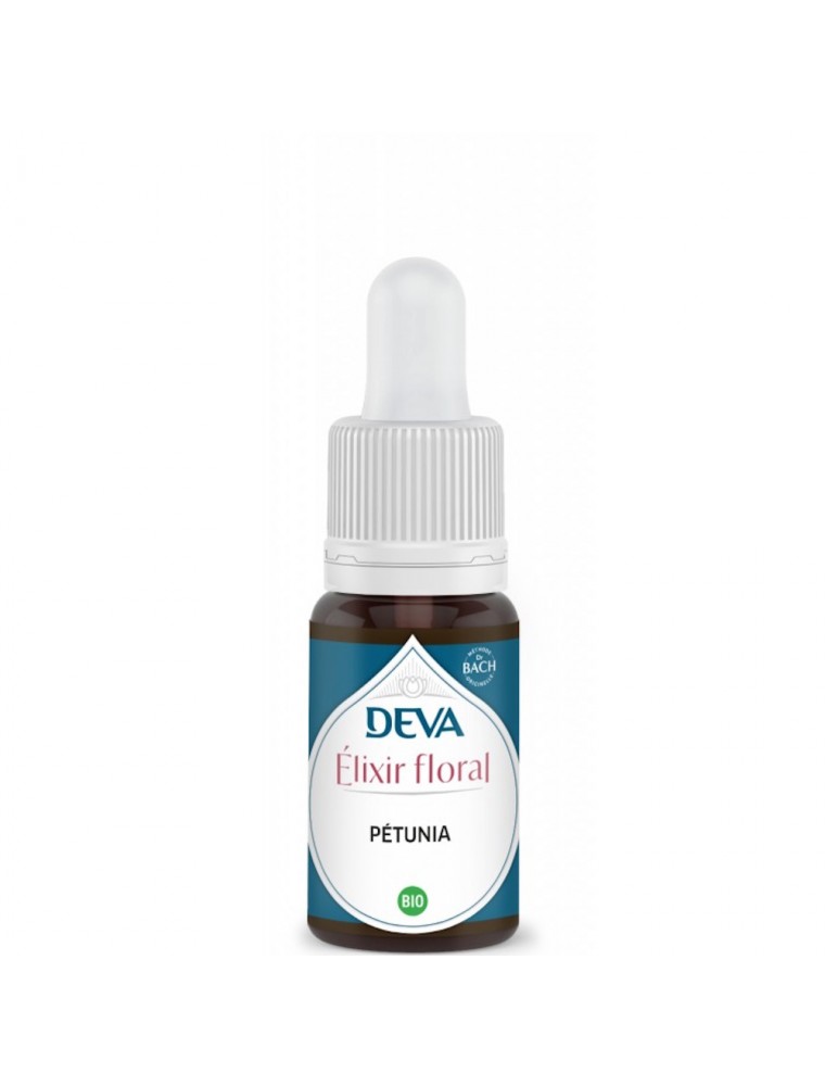 Image principale de la modale pour Pétunia Bio - Clarté mentale et Enthousiasme Elixir floral 15 ml - Deva